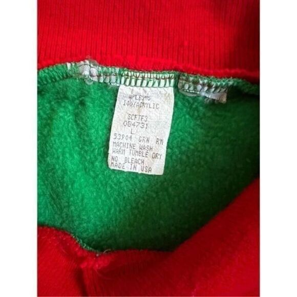 Vintage UGLY SWEATER NOEL BESTIE SIZE L made in USA - Picture 4 of 8